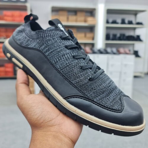 Orion mash & leather Black