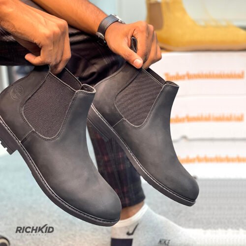 TL Ash Black Chelsea boot