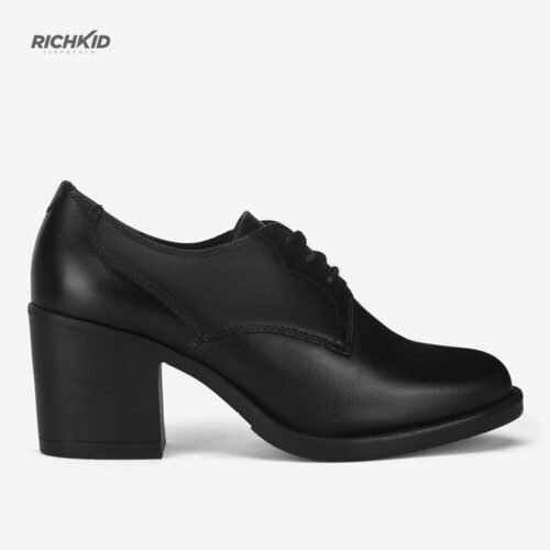 Women's Leather Shoe Black