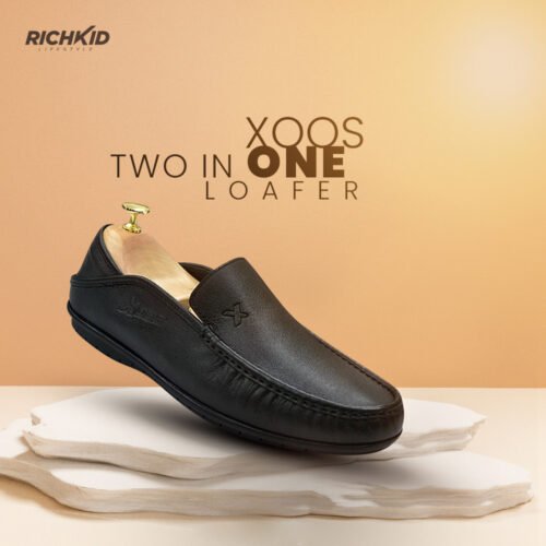 Xoos two-in-one Loafer Black
