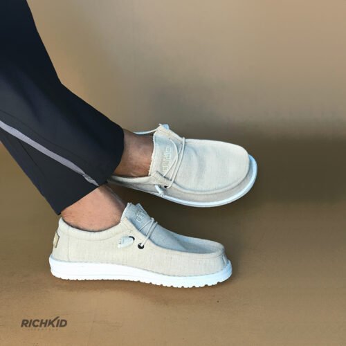 Hey Dude OFF White Canvas shoes