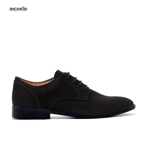 Sude Black derby shoes